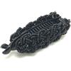 Meilliwish Nobile Bellissimo Signora Clip di capelli di banana Supporto Ponytail(H36)(Nero)