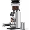 AMZCHEF Macinacaffè Elettrico con 45 Livelli di Macinatura, Macine Coniche in Acciaio Inox, Supporto Portafiltro Regolabile, Pannello di Controllo Touch LED, Corpo in Acciaio Inox
