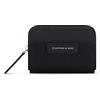 Kapten & Son Portafoglio Donna | Bergen Pro Wallet Small All Black | Portafoglio donna piccolo nero | Borsellino donna piccolo con 8 scomparti per carte e un scomparto portamonete | 9,5x11,5x3,5 cm
