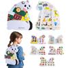 Heypappy Busy Board,12 in 1 Montessori Busy Board Feltro