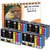 LOSMANN D&C Compatibili Cartucce d'inchiostro Sostituzione per Epson 27 27XL per Epson WorkForce WF-3600 WF-3620 DWF WF-3620 WF WF-3640DTWF WF-7110DTW WF-7210DTW WF-7600 WF-7610DWF WF-7620 (20-Pack)