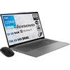 Lenovo Notebook, Pc portatile cpu Intel i5 13Th gen, 10 Core, 16 Gb RAM, Display Full HD da 15,6, SSD Nvme da 1000 Gb, Windows 11 Pro, open Office + mouse wireless