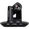 FoMaKo Telecamera PTZ NDI 4K 30x, zoom ottico 30x, AI Auto-Tracking Gen 3, 3G-SDI IP USB3.0 HDMI PTZ Camera per servizi religiosi educazione di culto (NDI 6 e NDI HX3) K30NS, Nero