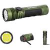 OLIGHT Seeker 4 Pro Torcia LED Ricaricabile ad Alta Potenza da 4600 Lumen con Fondina Automatica Due Opzioni di Ricarica per Escursioni, Campeggi Esterno e Usi di Emergenza (Luce bianca fredda, Verde)