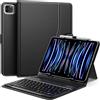 MoKo Custodia Tablet Universale con QWERT Tastiera per Tablet da 9", 9.7", 10.1", 10.2", 10.4", 10.5", 10.9", 11", con Tastiera Bluetooth Wireless Rimovibile Portapenne per iPad, Fire, Pixel, Nero
