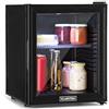 Klarstein Mini Frigo da Camera, Portatile Piccolo da Ufficio, Bar con LED, Ripiani Rimovibili, Campeggio e Skin Care 12-18°C, 32L