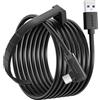 BENFEI Link Cable 4.8M Compatibile con Oculus/Meta Quest 3, Quest2/Pro/Pico 4 Accessori e PC/SteamVR, Trasferimento dati ad alta velocità per PC, cavo da USB 3.0 a USB C per cuffie VR