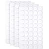 OFFCUP Nastro Trasparente Rotondo, 200Pcs 15mm Nastro Biadesivo, Biadesivo Extra Forte con riutilizzabile e lavabile, Puntine Adesive Trasparenti, Biadesivi Trasparente per foto soggiorno cucina