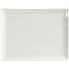 LUBIANA San Marino piatto rettangolare porcellana bianca cm 31x24 (minimo 6 pezzi)