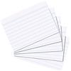 Herlitz Schede per appunti, 100 pezzi, Formato A7, bianco