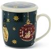 Neavita Natale - Herbal Infuser Infusiera in Ceramica Verde, 380ml