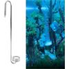 Zerone Diffusore di CO2 per Acquario in Acciaio Inox, Atomizzatore di Anidride Carbonica con Ceramica Microporosa per Piante Acquatiche, Compatibile con Tutti i Sistemi CO2, M 250mm
