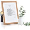Elegance by Casa Chic Cornice 13x18 cm Rame - Passepartout per Foto 10x15 cm Incluso - Larghezza della cornice 1,5 cm - Rame