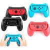 Purixyz 4 Set Impugnatura Compatibile con Nintendo Switch, Custodia Protettiva Joystick Ergonomica in ABS Protezione Urti Grip Holder, Controller Accessorio per Switch Joycon 2