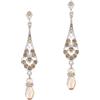 Coucoland Orecchini da donna in stile retrò anni '20, ispirati a Great Gatsby, 3.5 cm