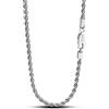 Dankadi Collana a corda fine 3 mm per ciondolo in argento 925, catena intrecciata a maglia, placcata oro 16-30 (40-76 cm), design italiano, regalo per festa di compleanno per uomo e donna, 28