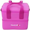 Faitron HeatsBox Borsa da trasporto per HeatsBox Light - Isolamento avanzato, scomparti multifunzionali e design durevole per pasti in viaggio, colore: Rosa