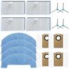Jumplushion Kit di accessori per robot aspirapolvere Ultenic per T20 Pro per T10 Lite per Honor Choice S3 per S3 Plus per R3 Plus - Include spazzole laterali, filtri, panni mocio, sacchetti per la polvere