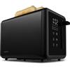 MEDION Tostapane MD12102 (2 fessure, display LED touch, 7 livelli di doratura, 5 programmi automatici) nero