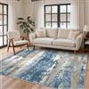 BEIMO Tappeto Salotto Pelo Corto, Moderno Tappeto Camera Da Letto, Tappeti Antiscivolo Lavabile, Grande Tappeti Astratto per Cameretta, Soggiorno, Sala, Scendiletto, Grigio Nerastro, 160x230cm