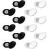 Tinoaly 10 Paia di Porta Pettorali Magnetici, Stile Ovale con Angoli Arrotondati Clip per Corsa Marathon e Triathlon Attrezzatura Sportiva