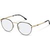 Rodenstock METAL OPT FRAME Rodenstock - MAT: Titanium_C: black, gold D: 145x20 / Male Cura della persona e salute