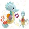 Luckits Giocattoli Multifunzionali per Bambini Giocattolo del per Neonati con Musica, Giocattolo di Cavalluccio marino di Appeso con Sonaglio Teether Cigolio, pour nouveau-né cadeau d'anniversaire de