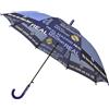 CYPBRANDS Real Madrid, Ombrello Automatico, Ombrello per Bambini e Ragazze, Multicolore, Prodotto Ufficiale, blu