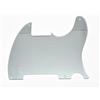 KAISH Silver Mirror 5 fori Tele Blank Pickguard Scratch Plate No Pickup Hole per Fender Esquire