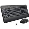 Logitech MK540 Advanced Combo Tastiera e Mouse Wireless per Windows, Layout Spagnolo QWERTY - Nero