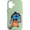 Disney Stitch in Scar Costume Halloween Disney Villains Custodia per iPhone 16