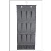 Bigso Box of Sweden Organizer armadio con 12 ampi scomparti - Organizer vestiti per il guardaroba con gancio - Scomparti per armadi da appendere in poliestere e cartone - grigio