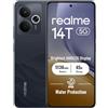 realme 14T 5G Smartphone 8+256GB, Obsidian Black, Schermo 6.67 pollici, Refresco a 120Hz, Batteria 5130mAh, Fotocamera 50MP, MediaTek Dimensity 6300, Protezione ArmorShell, IP69