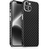 TF Skins Adatto per iPhone 13 Skin Pellicola protettiva per il retro e i lati in aspetto elegante, con protezione per fotocamera dai graffi (nero carbonio)