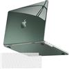 MOSISO Custodia Compatibile con MacBook Pro 14 Cover 2025 2024-2021 M5 A3434 M4 A3112 A3185 A3401 M3 A2918 A2992 M2 A2779 M1 A2442, Case Supera Bellezza Naturale&Copritastiera, Verde Smeraldo