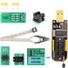 AYWHP S018 SOP8 Test Clip,USB BIOS programmatore V1.8, programmatore CH341A + clip SOIC8 + adattatore da 1,8 V + adattatore SOIC8 per EEPROM 25CXX / 24CXX per programmi Eeprom