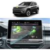SKTU Copri Navigatore per Jeep Compass 2021-2023 2024 Navi Pellicola Protettiva in Vetro Temperato Antigraffio Anti Impronta (10,1 pollici)