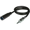 tomzz Audio 1600-000 Cavo di prolunga per antenna auto 0.5m DIN maschio a DIN femmina di accoppiamento dell'antenna