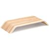 Valiai Robusto supporto per TV in legno, portatile, supporto per tablet, supporto per computer portatile, in stile minimalista scandinavo, supporto per monitor (Legno di frassino)