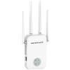 NEWFAST 523W AC1200 Ripetitore WiFi per PC Dual Band WiFi Extender con 4 Antenne, Porta Ethernet, Display Intelligente
