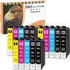 D&C 603XL Cartucce d'inchiostro compatibili con Epson 603 con Expression Home XP-2100 XP-2150 XP-3100 XP-3105 XP-3150 XP-4105 XP-4100 XP-4150 XP-4155, Workforce WF-2850 WF-2830 WF-2810 (confezione da