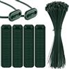 Sinmoe 100 Pezzi Kit di Fissaggio per Frangivista, Verde