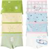Lohhbve Cotone Morbido Baby Boyshort Ragazze Brief 8 Pack Toddler Knickers Bambini Cute Mutandine Traspiranti Biancheria Intima per 2-12 Anni
