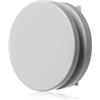 ABOUT VENT Ø 100mm Valvola d'aria Regolabile Rotonda in Metallo Bianco - Diffusore d'aria di Mandata - Griglia di Ventilazione a Parete - Con Molle di Serraggio