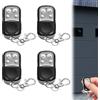 DONOONIS Telecomando universale Cancello, 4 Pezzi Telecomando Universale Porta Garage Compatibile 433.92 MHz Rolling Code a 4 Pulsanti Tasti Copiosi Per Porta del Garage e Auto