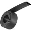 Unifizz Guaina termorestringente, diametro 18 mm, larghezza piatta 30 mm, rapporto 2:1, guaina termorestringente, 3 m, colore nero