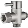 Tecmolog DSF007DNA Valvola di commutazione 3 vie 3/8-12/17 in ottone per bidet doccia Nichel