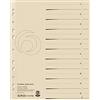 Herlitz Divisorio Manilla A4, colore: Beige