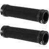 cyclingcolors Manopole bici lock-on 125 mm diametro 22 mm morbide unisex per manubrio MTB trekking strada scooter bici, nero