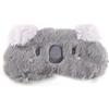 Fdit 5 Colori Maschera di Sonno Coperta Carina Liscia per gli Occhi di Natale Cervo per Casa Viaggio(Koala)